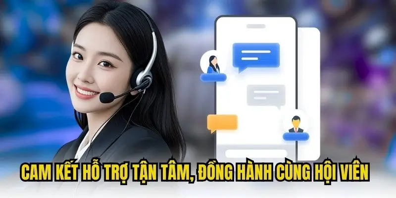 Cam kết hỗ trợ tận tâm, đồng hành cùng hội viên